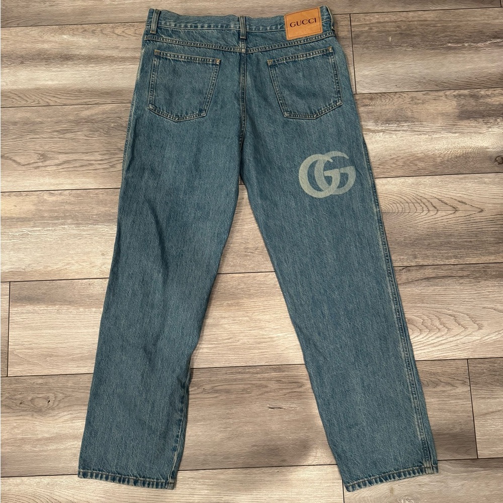 Gucci Classic Blue Straight Men's Jeans